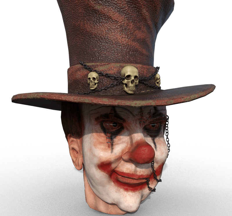 ClownHead_Statue_V01
