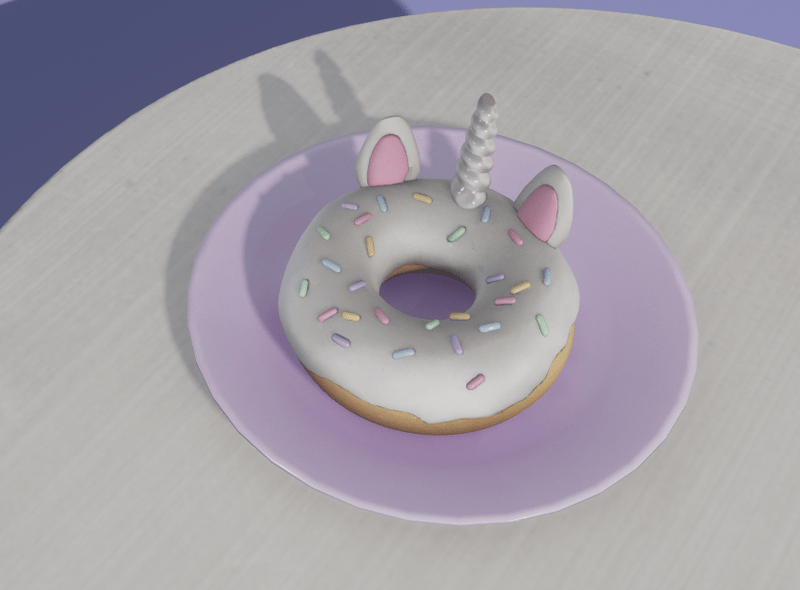 Unicorn Donut
