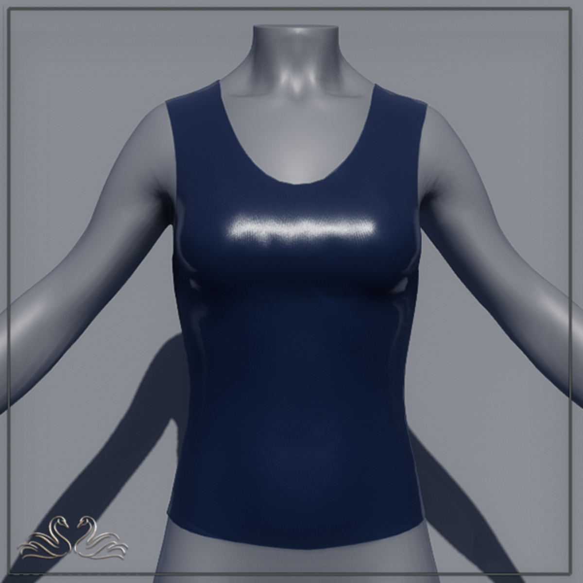 SCOOP SHIRT BLUE MARINE