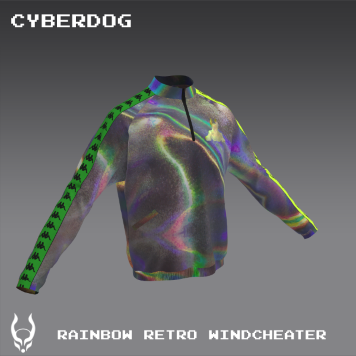 RAINBOW RETRO WINDCHEATER