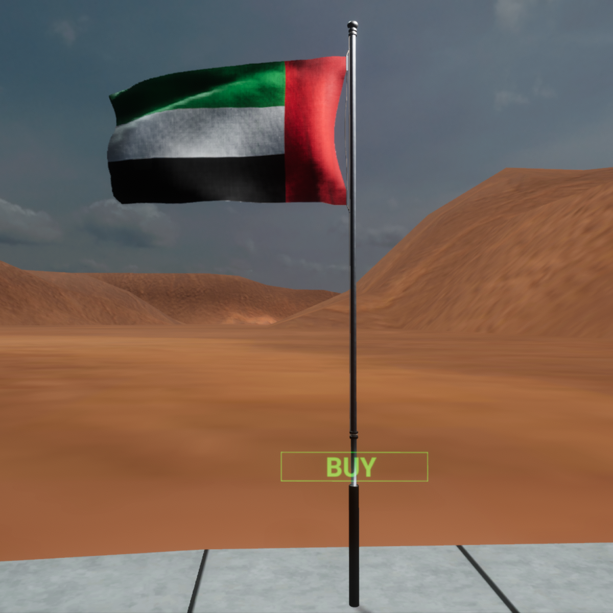 TKA Animate Flag United Arab Emirates