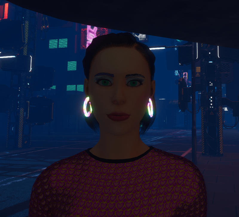 Female - Go-Glow Animated Loop Earrings