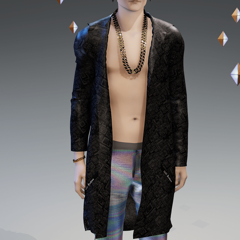 Blacked Out Squares Dreamers Cloak