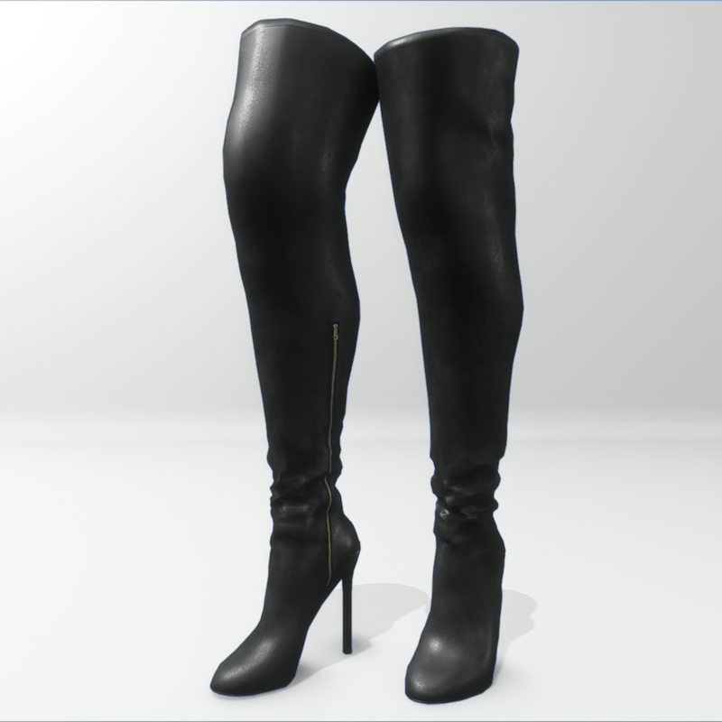 "Alina - Daisy" and Nicci avatar boots - black