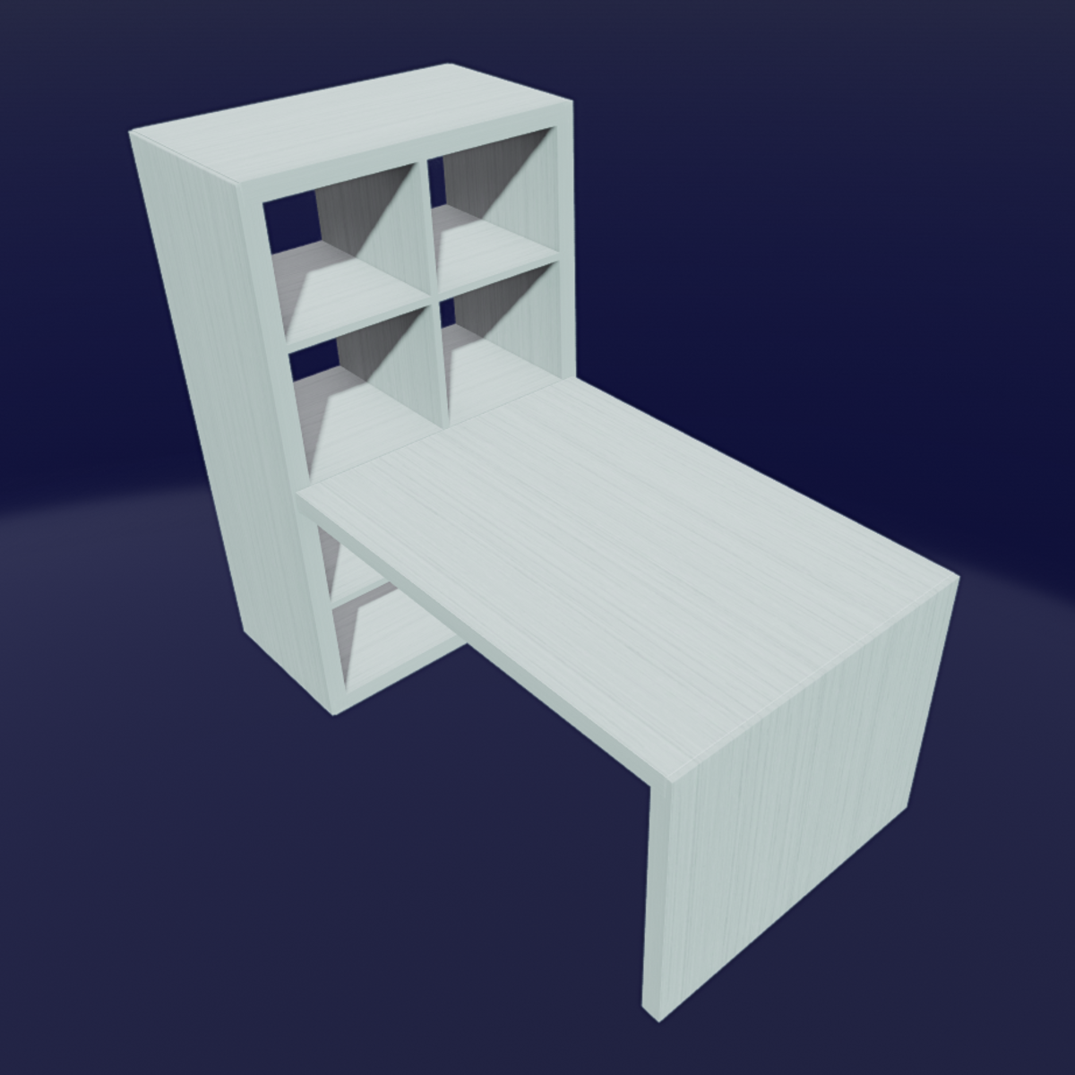 IKEA shelf Desk White