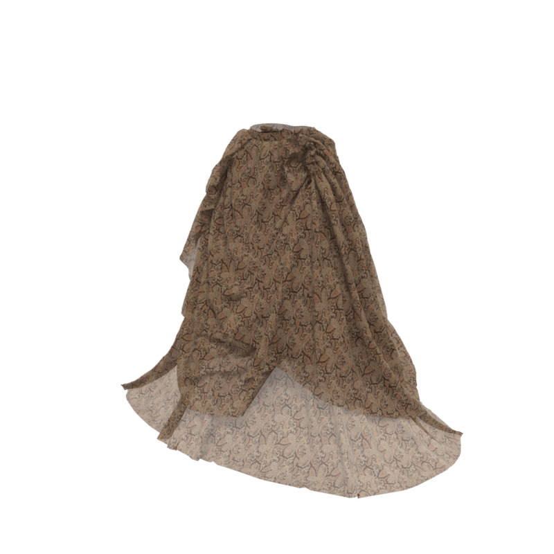 UNPRODUCTIVE MAXI SKIRT PAISLEY