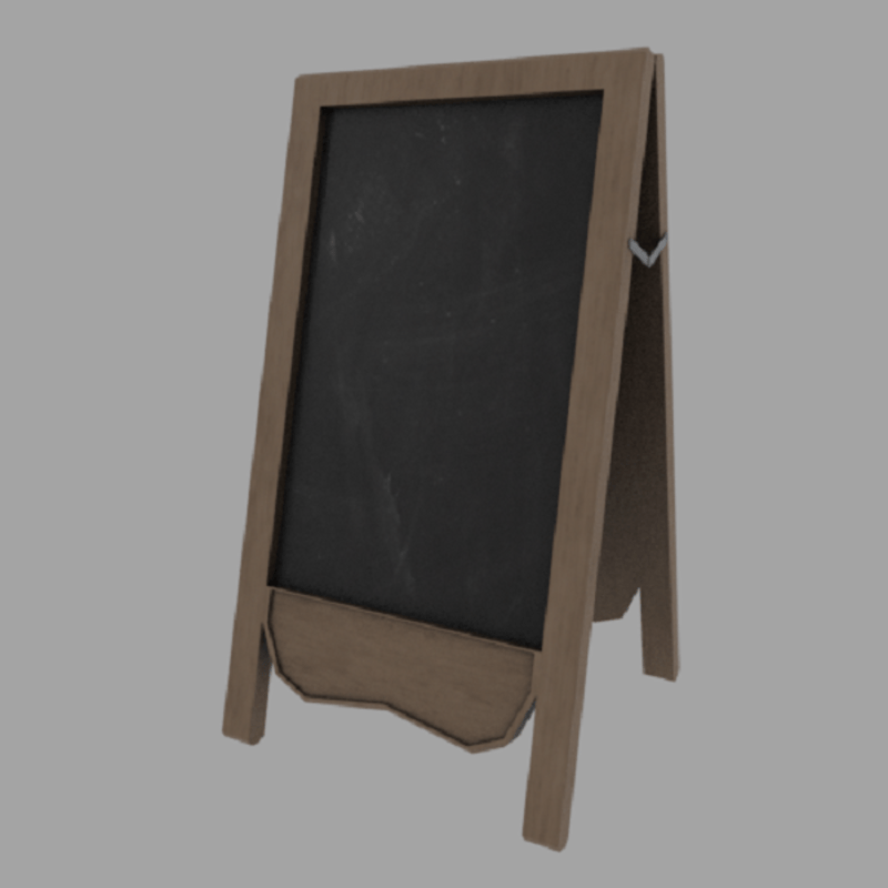 Easel blackboard