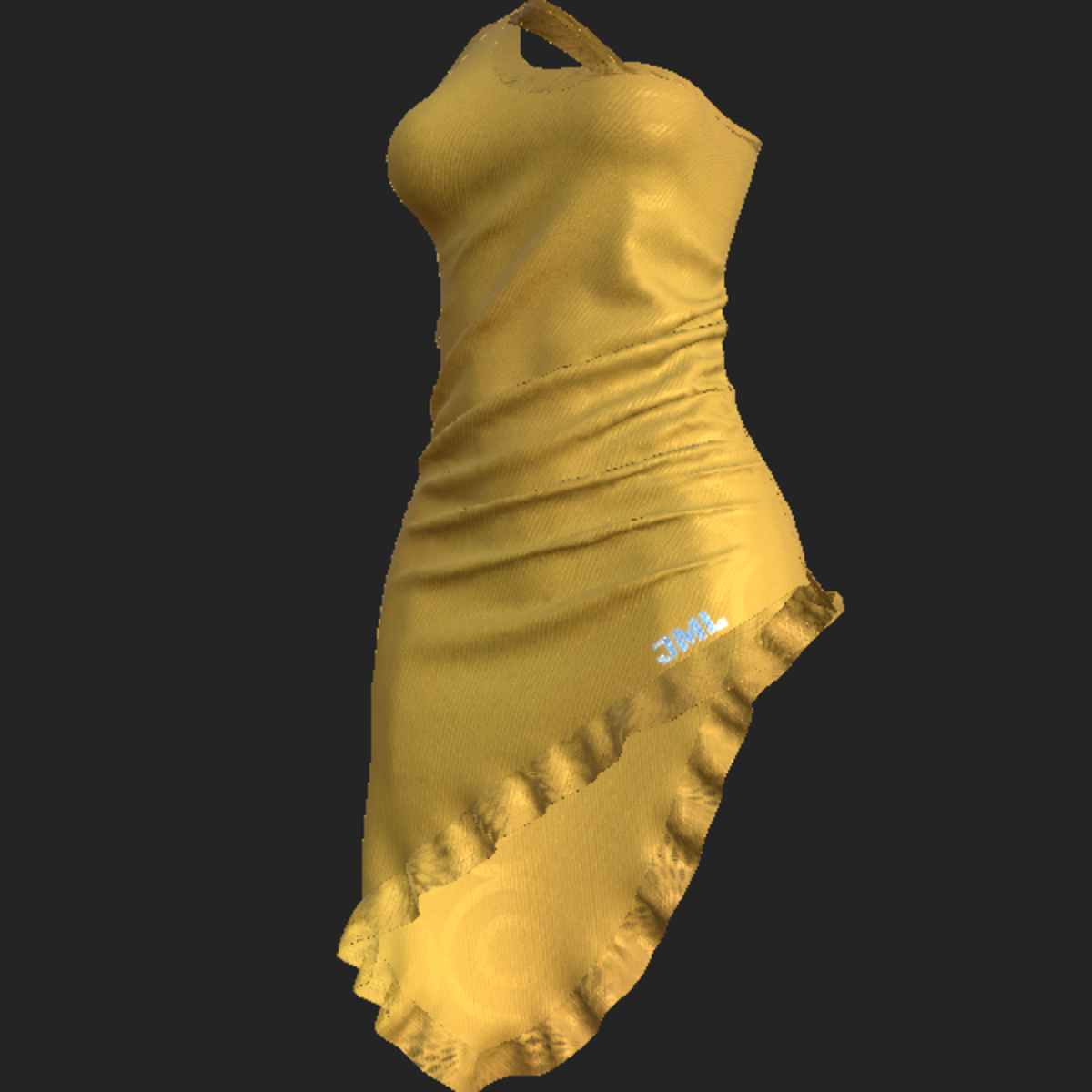 FHALEK DRESS_ YELLOW