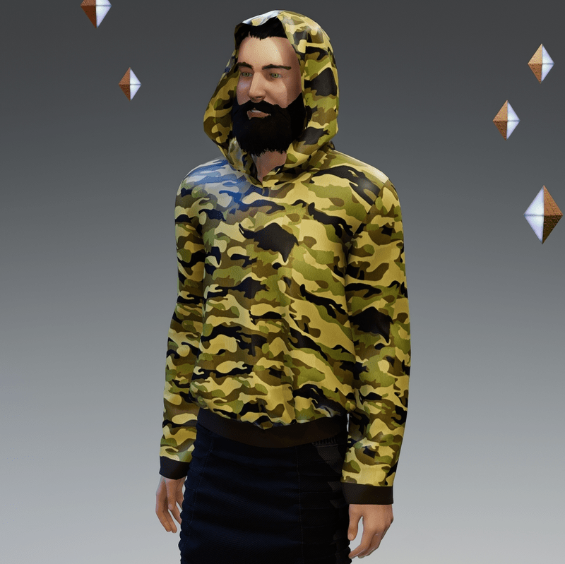 Indeterminate Camouflage Hoodie