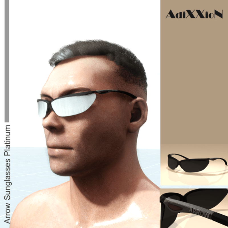 Arrow Sunglasses Platinum