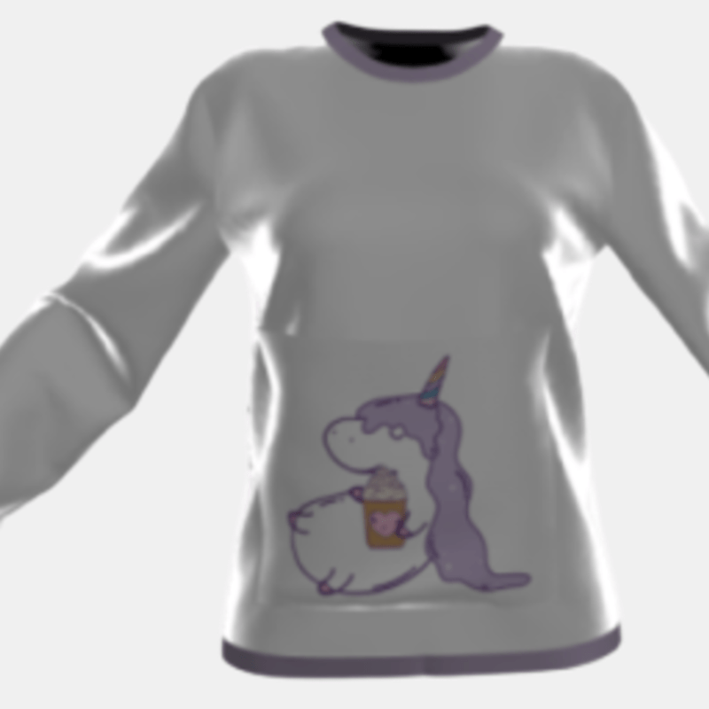 unicorn pocket sweater