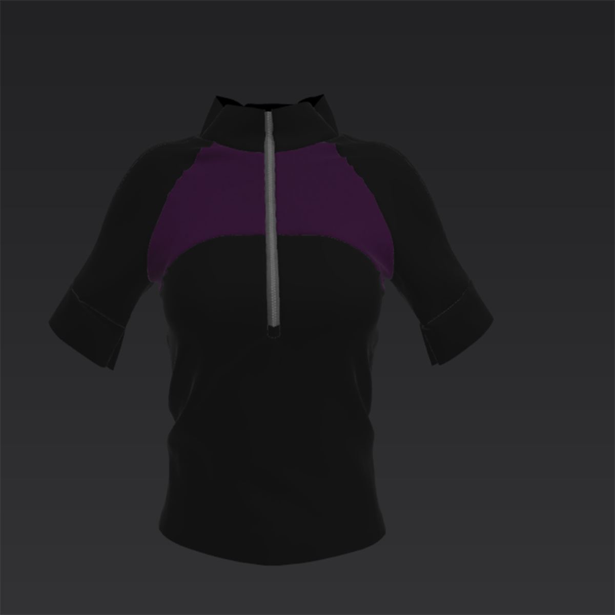 Sports Top Burgundy and Charcoal VA