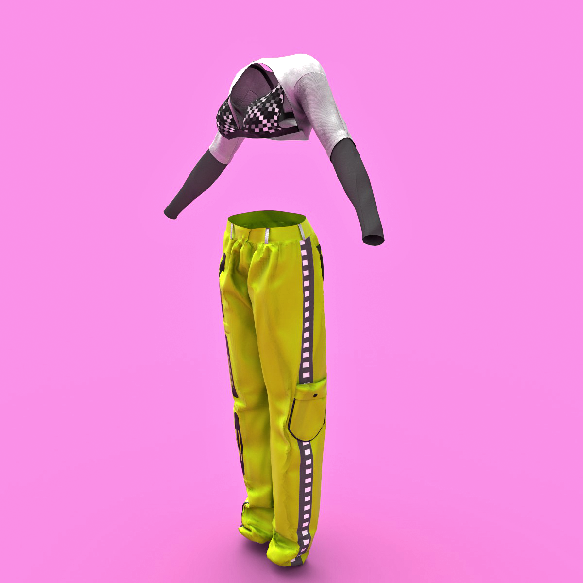 Alternative Outfit Gray- Yellow