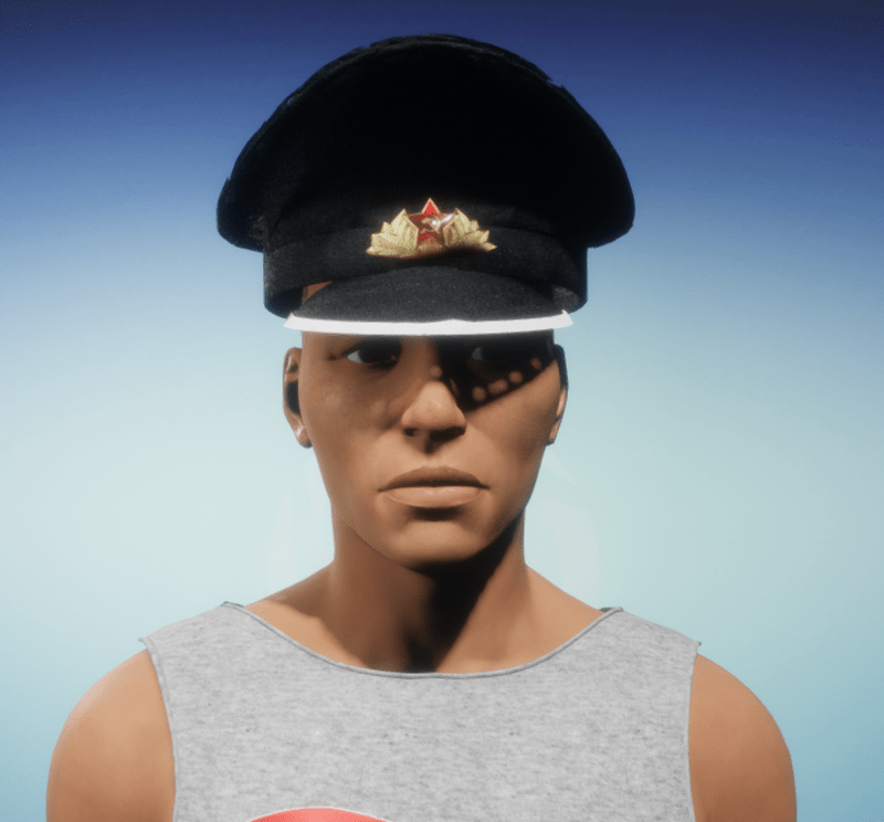 men's soviet leather cap