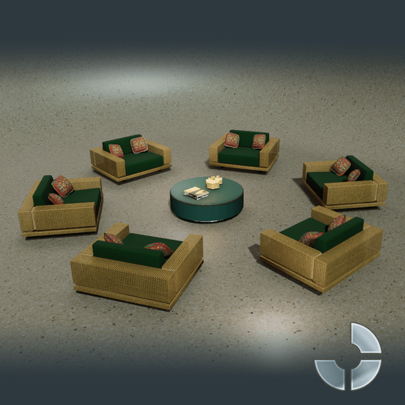 Outdoor 6 ArmChairs Bundle 3