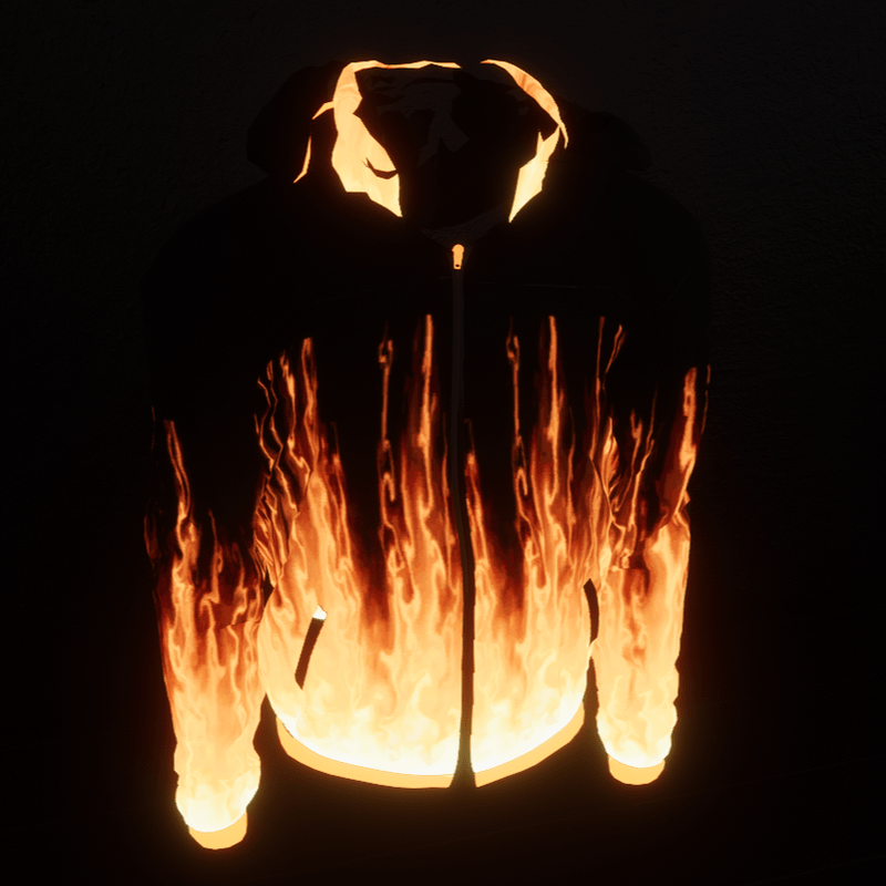 Fire Hoodie-Emissive