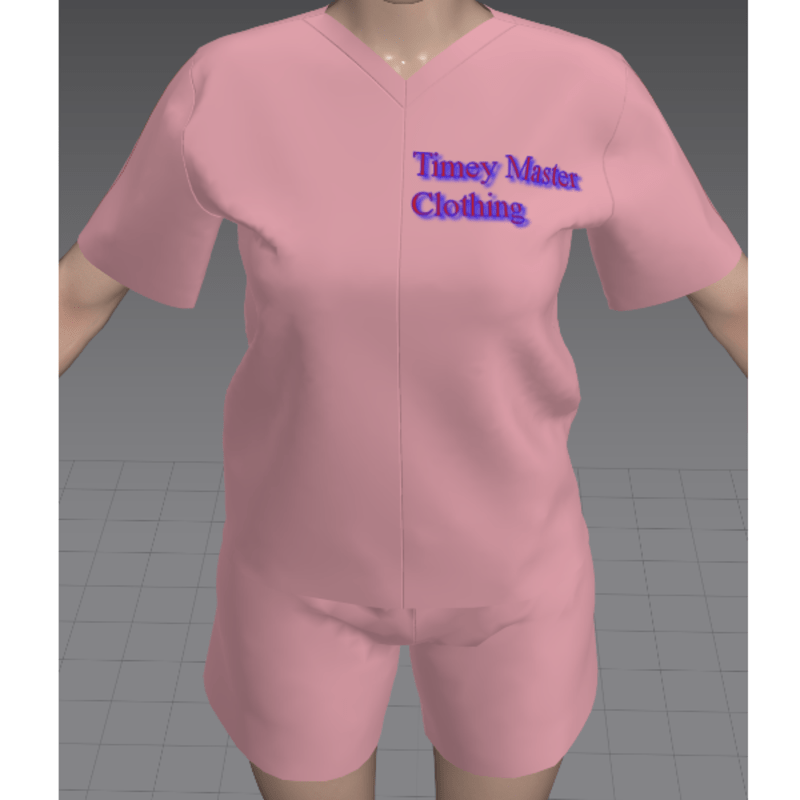 Shorts and T Shirt Branded Pink (TM)