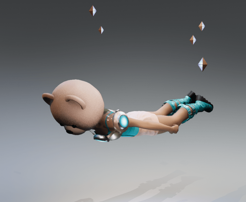 Flying Emote