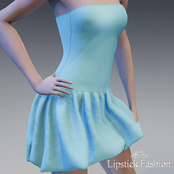 L.F. OLYMPE DRESS LIGHT BLUE