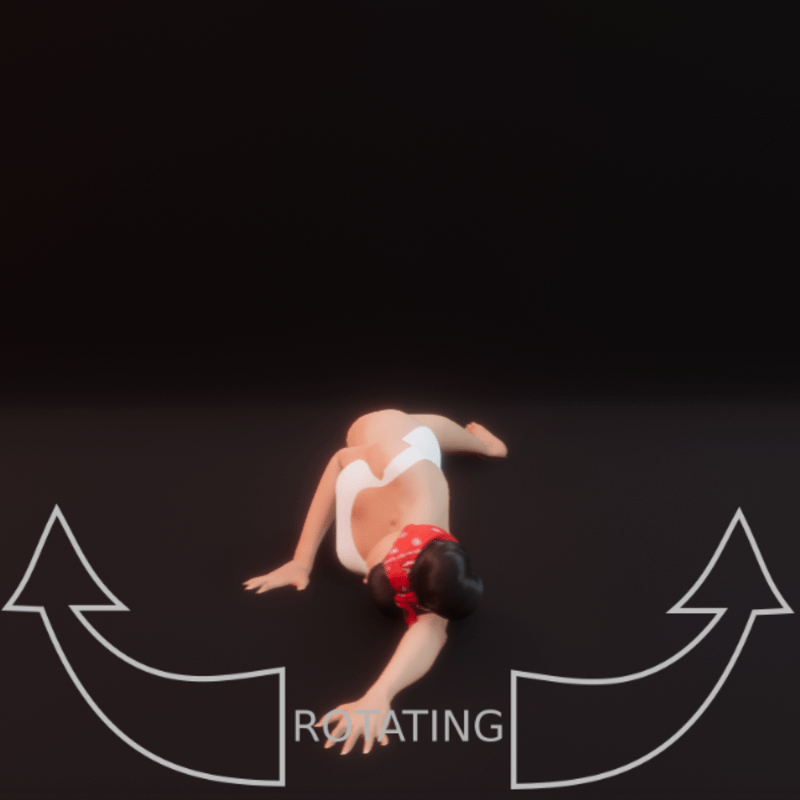 modelpose liegend 02 rotating