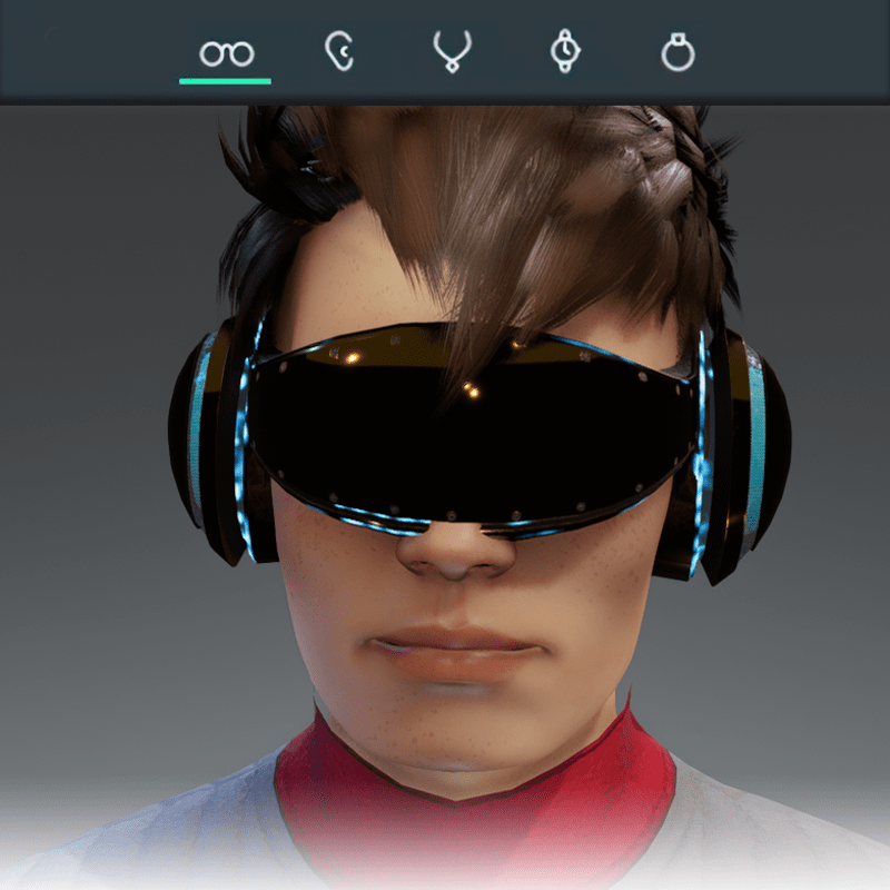 VR Glasses Pulsar- Ochre Chrome