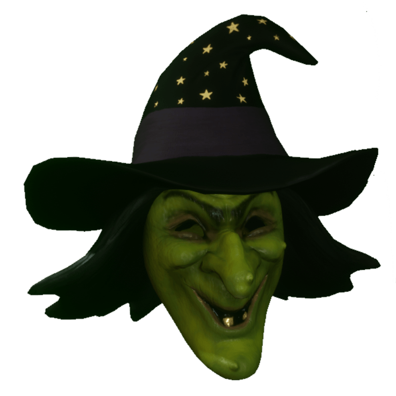 Evil Witch Mask (Male)