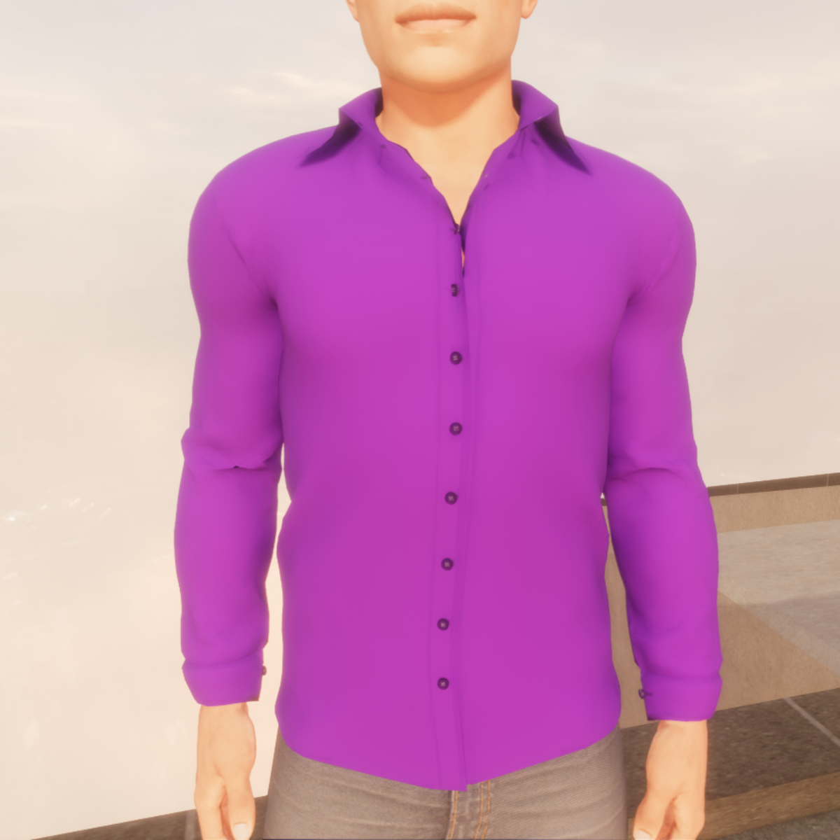 TKA - purple shirt man