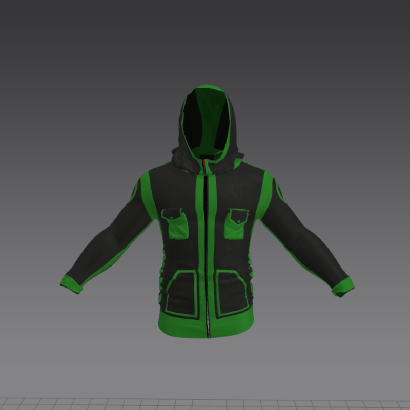 Galactic Hoodie - Green