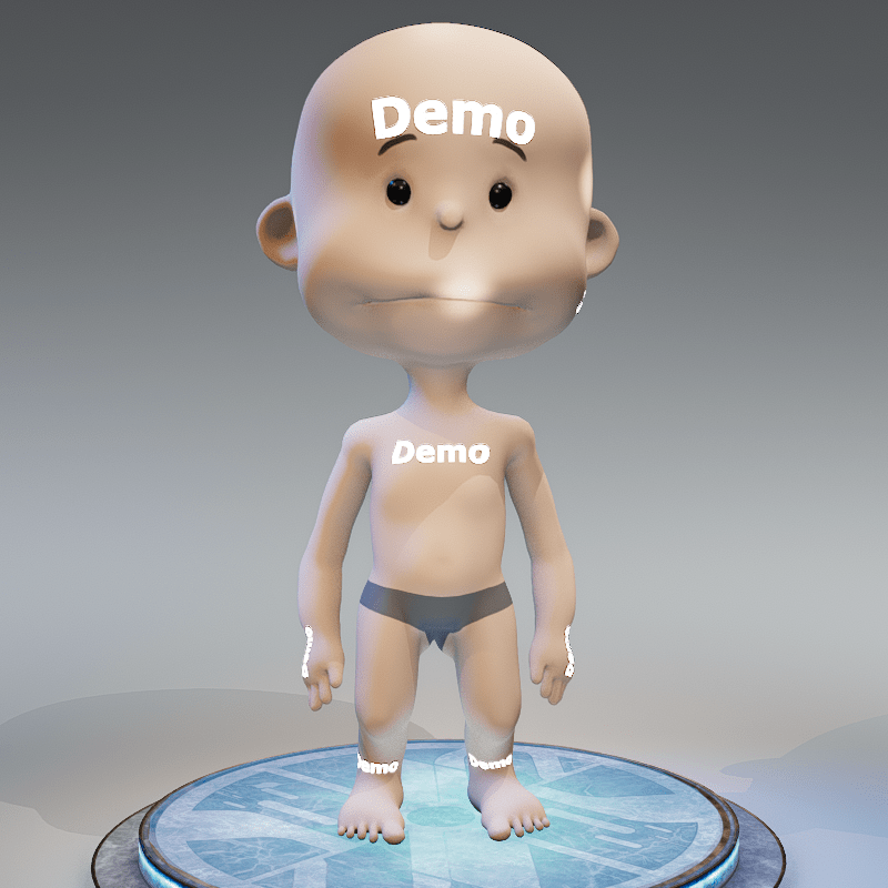 Cartoon child DEMO