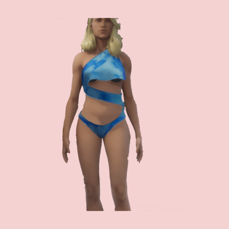 Mai Swinsuit Blue Abs