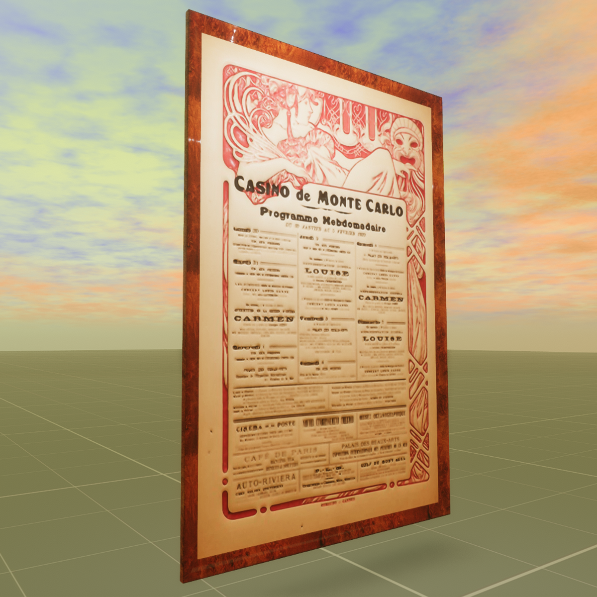 Casino de Monte Carlo Alphonse Mucha