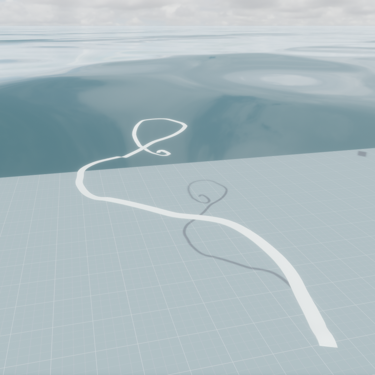 swirly path with collision 2