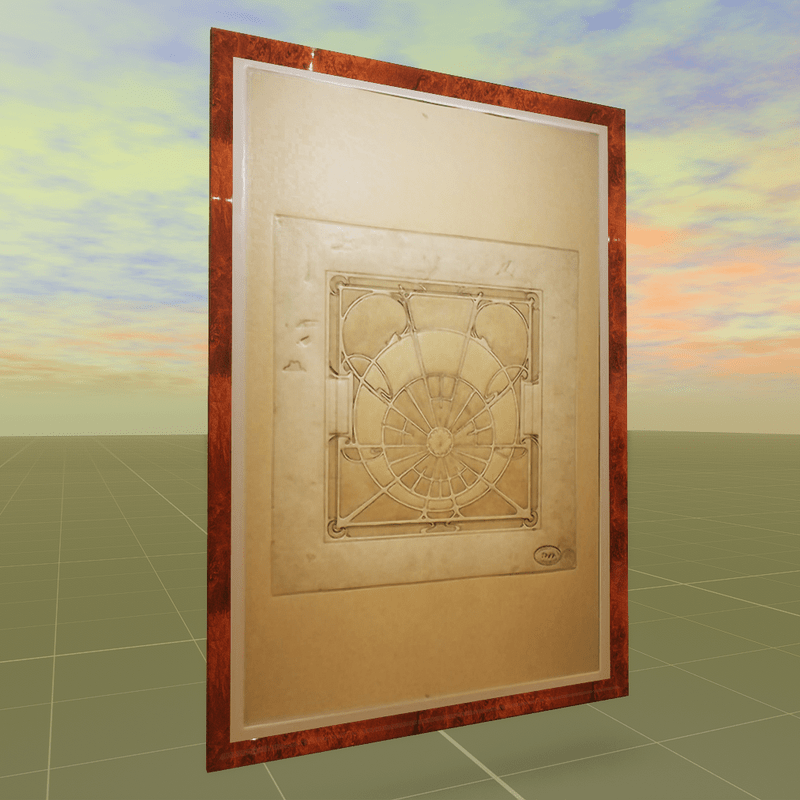 Art Nouveau Motif Alphonse Mucha