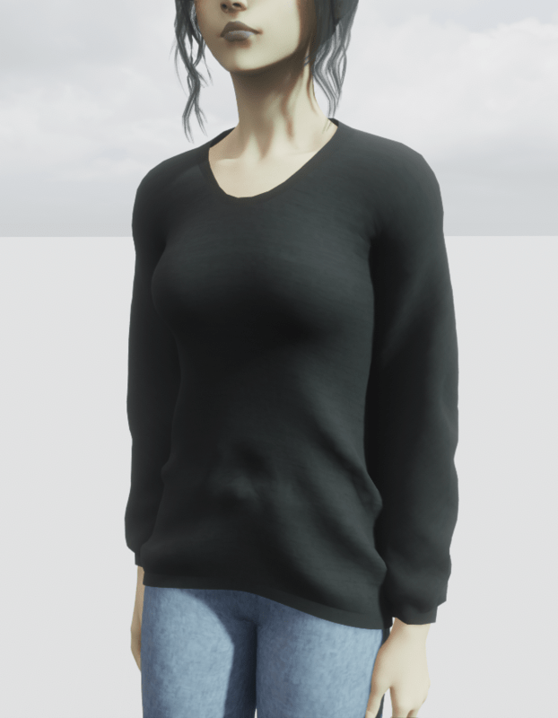 DoppShop - Black Sweater