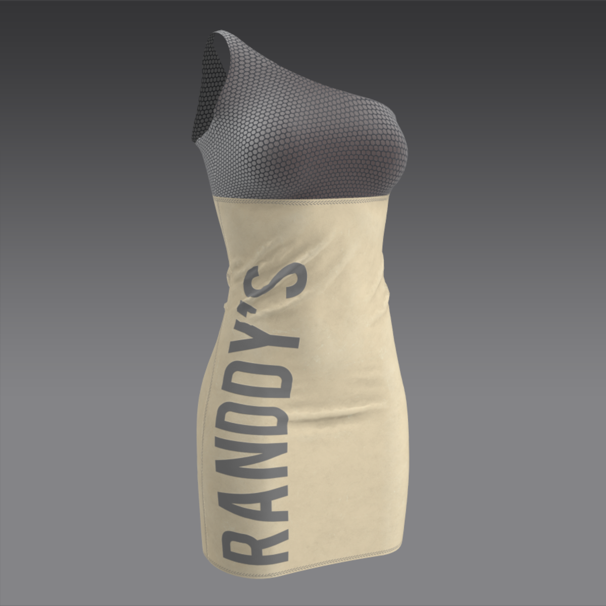 Dress maja short cream