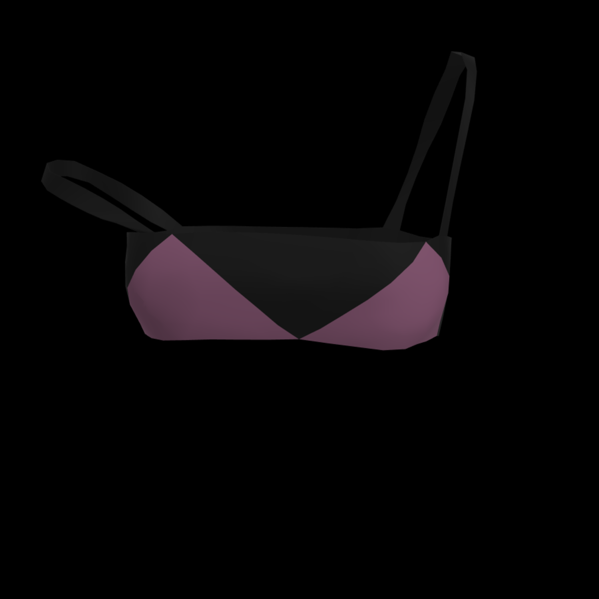 Avatar 2.0 Rave Boob Crop Top in Lavender