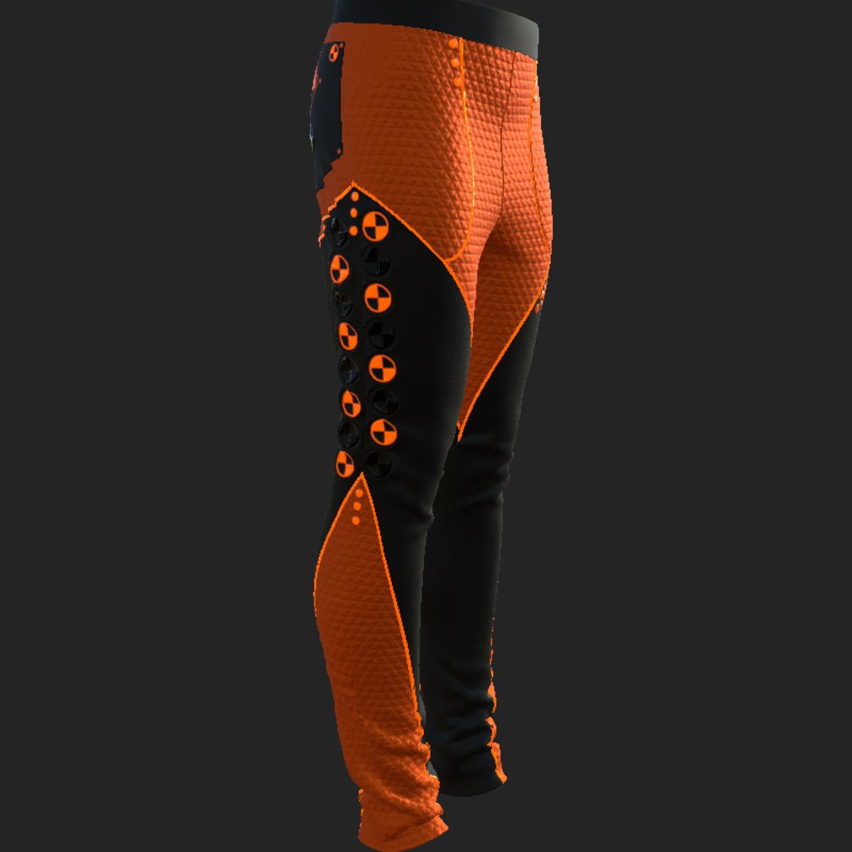IBO_ PANTS_ EMISSIVE ORANGE