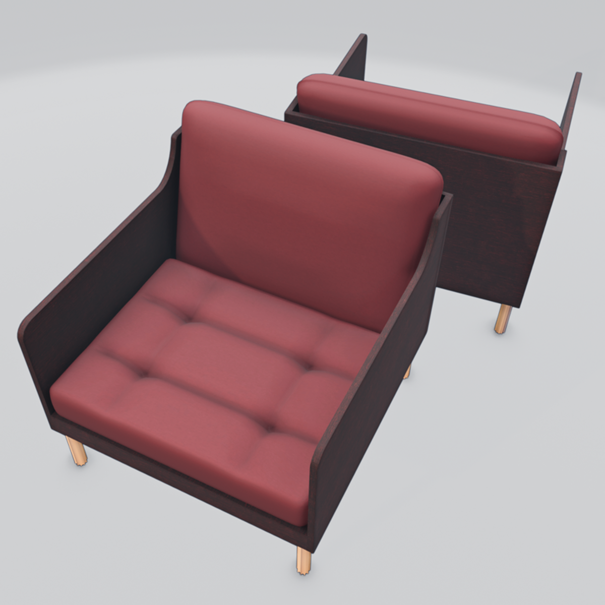 Chronicle Lounge Chair Red
