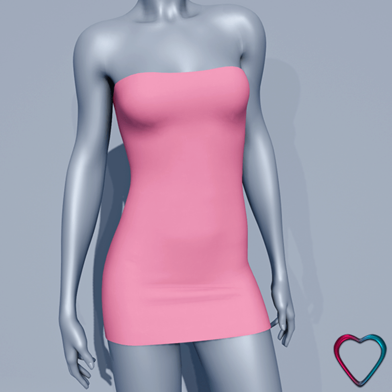 Mini Tube Dress - Pink