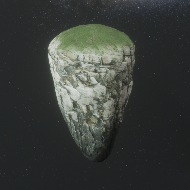 Floating Island Center Grassy