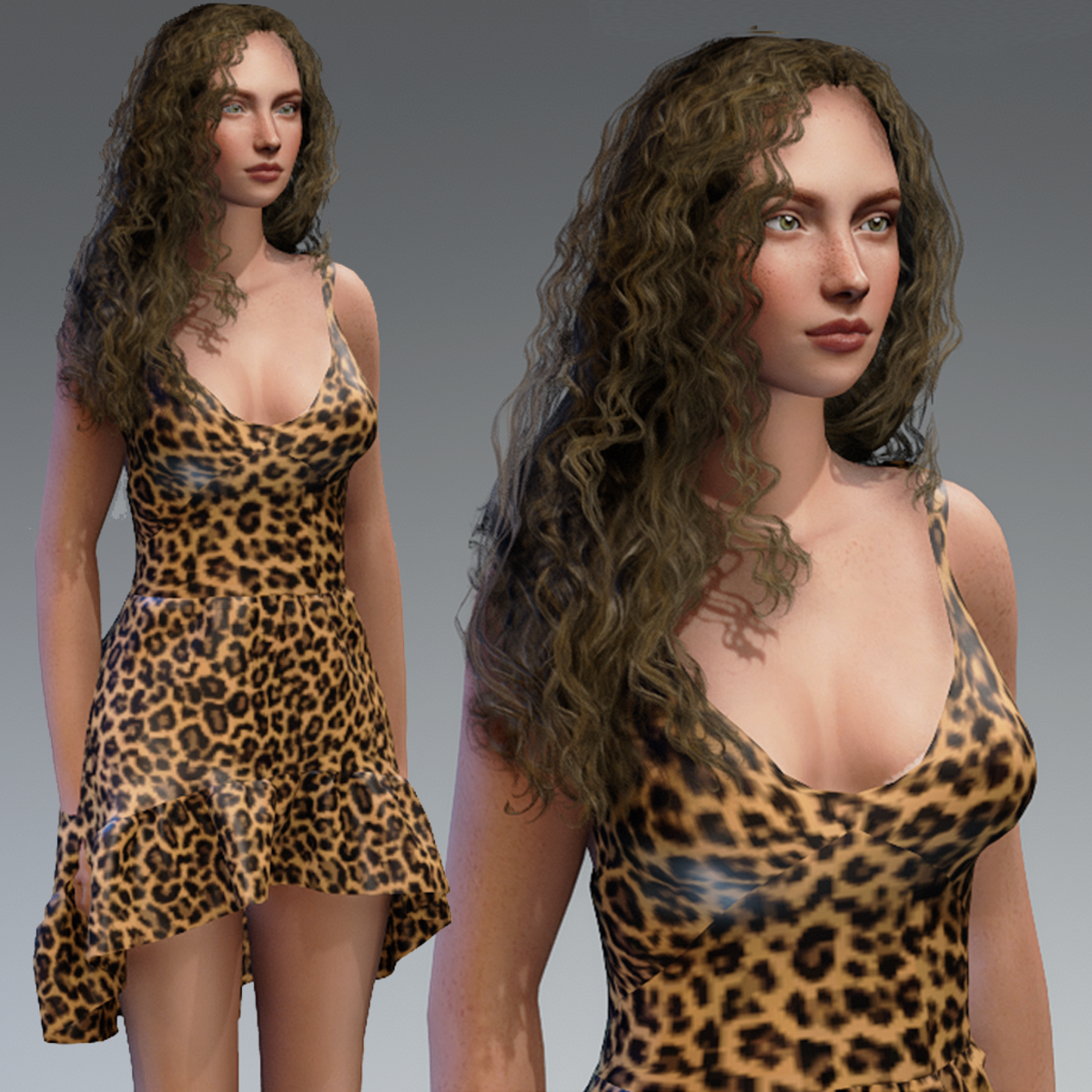 SOPHIE - Panther Print Dress - FREE DISCOVERY PRICE