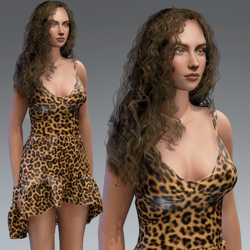 SOPHIE - Panther Print Dress - FREE DISCOVERY PRICE