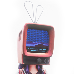 Animated TV Head (Perspective)