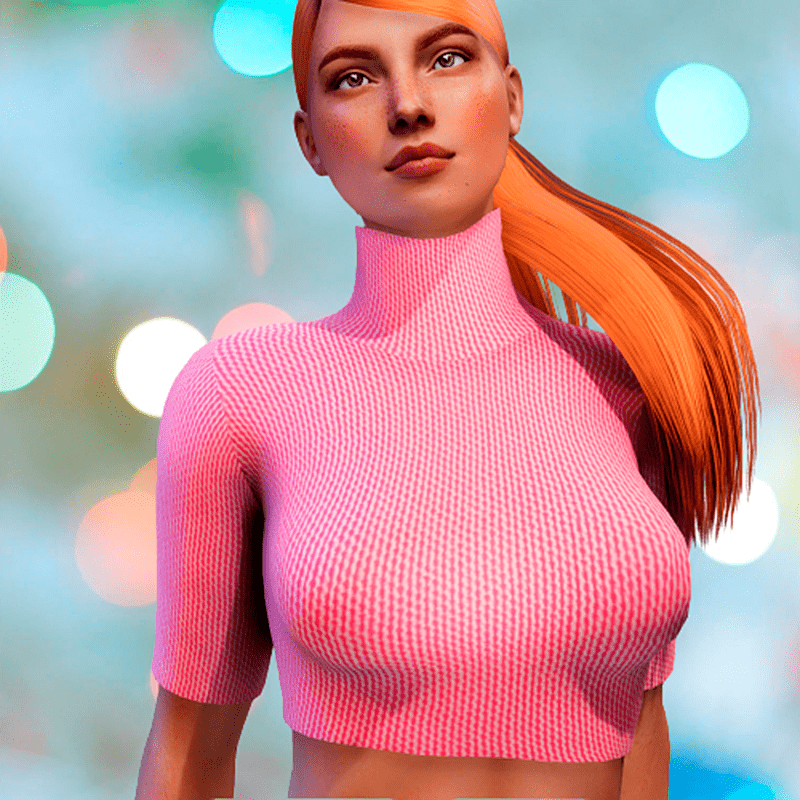 ✿ Turtleneck Top ✿