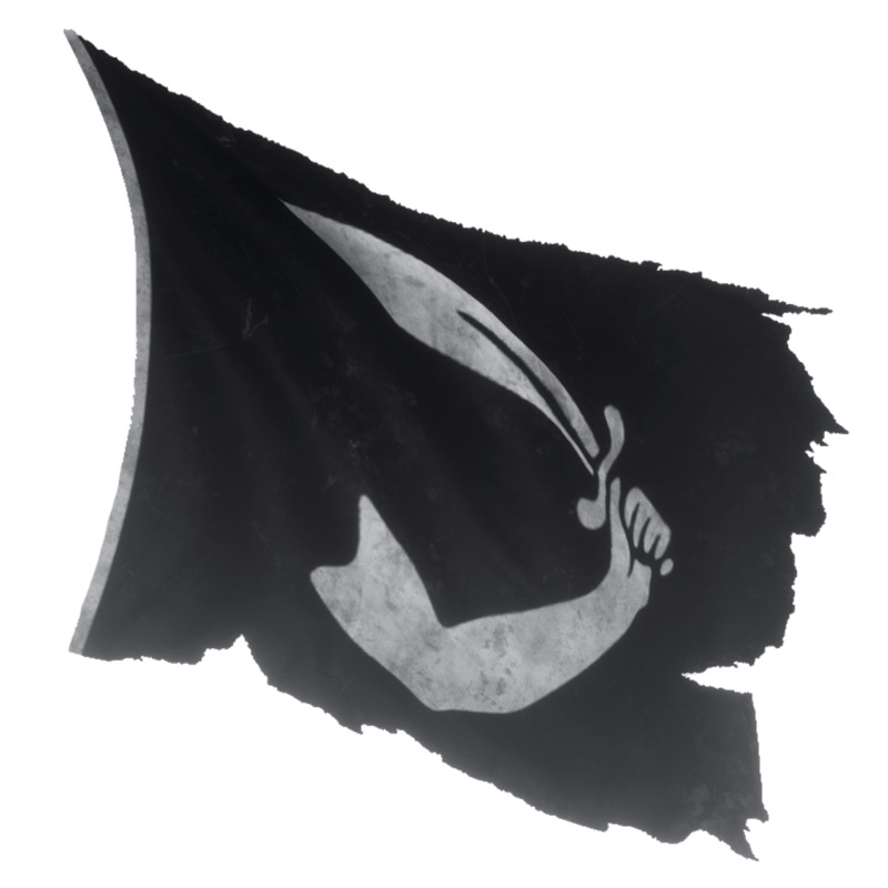 Pirate Flag 02 Blowing 02