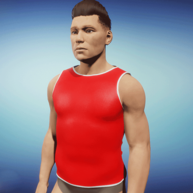 Tank Top leather red