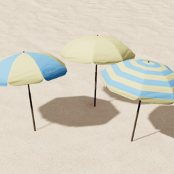 Beach Umbrella Set [World Item]