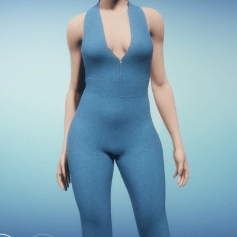 Beautiful blue sky dress