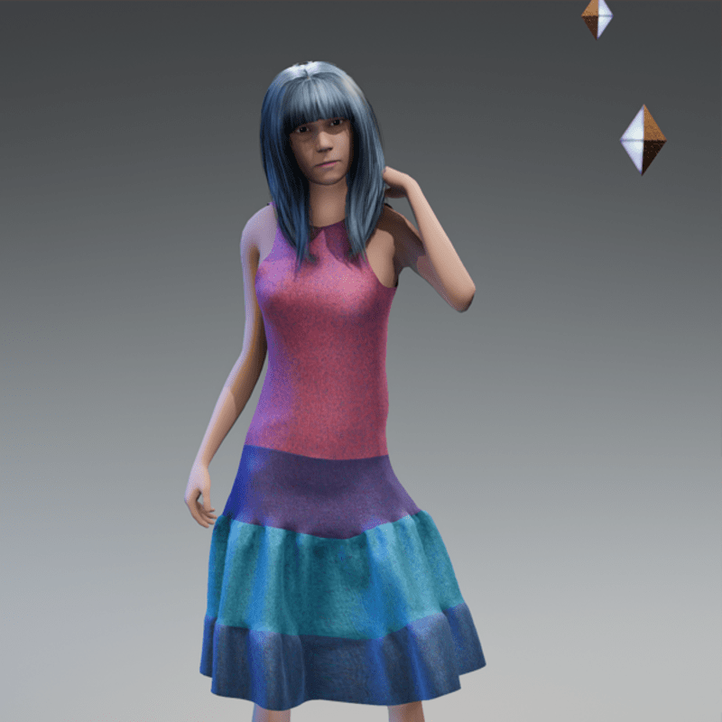 Tank Top Pastel Dress