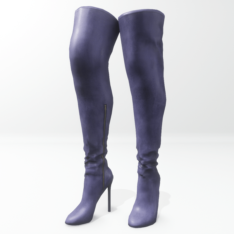 "Alina - Daisy" and Nicci avatar boots - blue